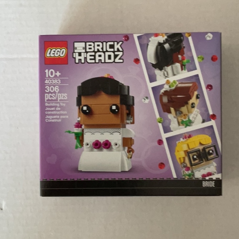 LEGO BrickHeadz Customizable Wedding Bride & Groom Set - Picture 2 of 6